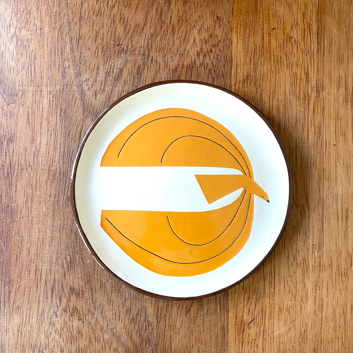 Orange lark