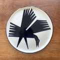 Foraging crow